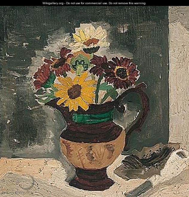 Daisies In A Lustre Jug - Christopher Wood