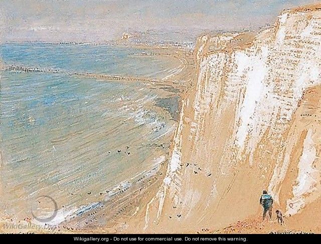 Dover Cliffs - Albert Goodwin