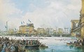 The Oxford And Cambridge Boat Race Passing Hammersmith, 1871 - George, the Younger Chambers