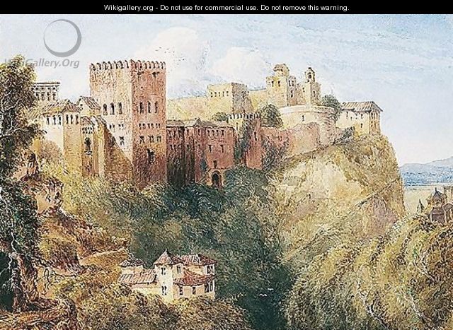 The Alhambra, Granada - Joseph Murray Ince