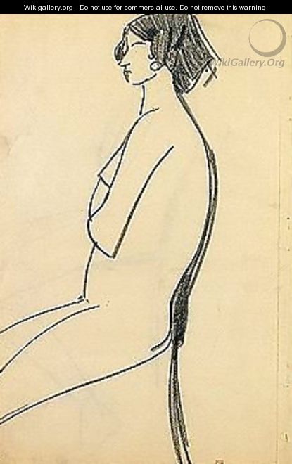 Woman sitting - Amedeo Modigliani