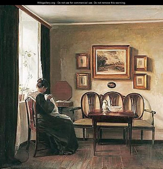 Ved Vinduet (By The Window) - Carl Vilhelm Holsoe