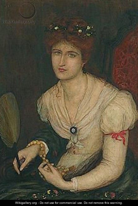 Portrait Of A Young Woman - Maria Euphrosyne Spartali, later Stillman