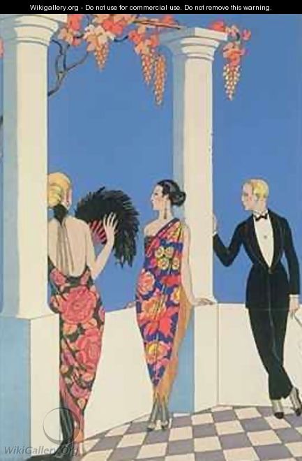The Style of Shawls - Georges Barbier