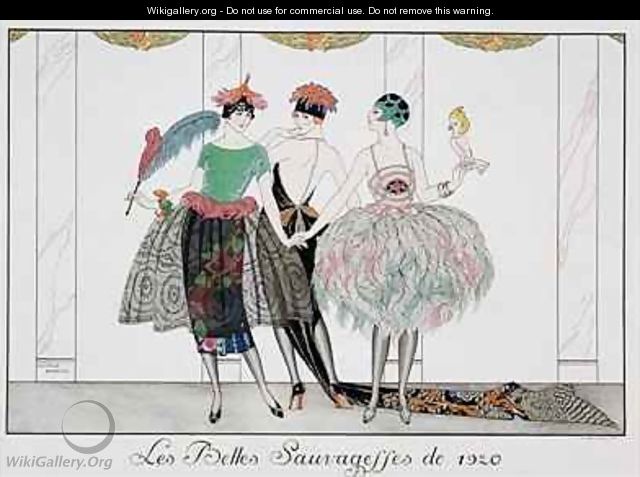 The Beautiful Savages - (after) Barbier, Georges