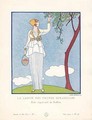 'La Saison des Prunes Mirabelles - Robe d'apres-midi de Redfern' - Georges Barbier