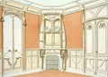 Interior design for a dining room - F. Barabas