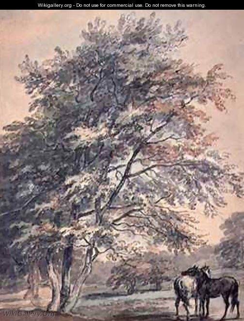 Trees and Horses - George Barret