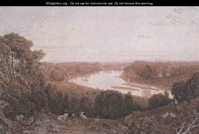 View from Richmond Hill, Surrey - George Jnr Barret