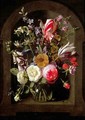 Roses, Tulips and other Flowers - Johannes Antonius van der Baren