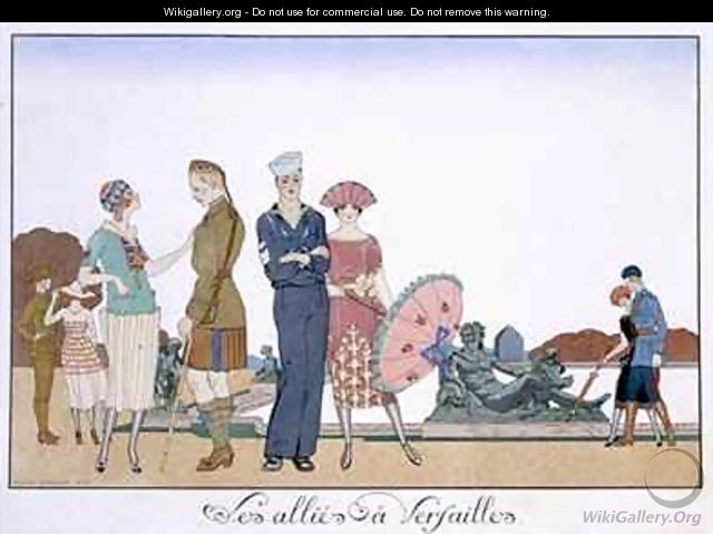 The Allies in Versailles - (after) Barbier, Georges