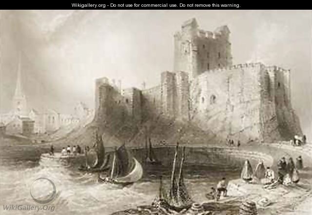 Carrickfergus Castle, County Antrim, Northern Ireland - (after) Bartlett, William Henry