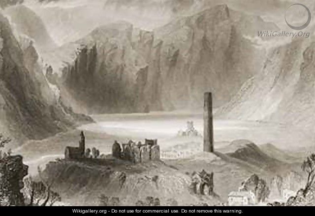 Glendalough, County Wicklow, Ireland - (after) Bartlett, William Henry
