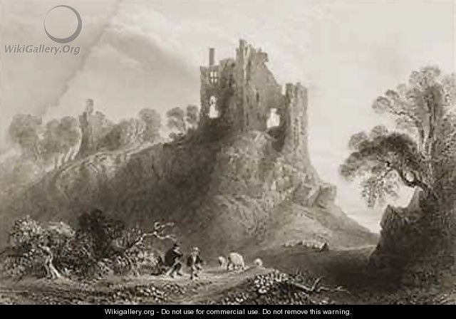 Carrigogunnell Castle, Near Limerick, County Limerick, Ireland - (after) Bartlett, William Henry