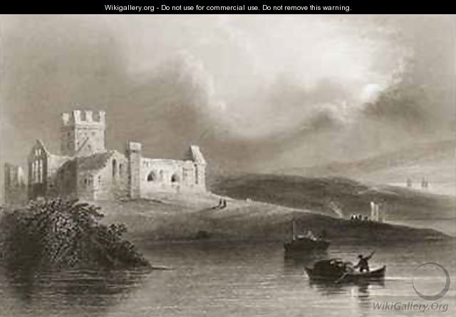 Dunbrody Abbey, County Wexford, Ireland - (after) Bartlett, William Henry