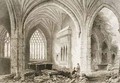 Interior of Holycross Abbey, County Tipperary, Ireland - (after) Bartlett, William Henry