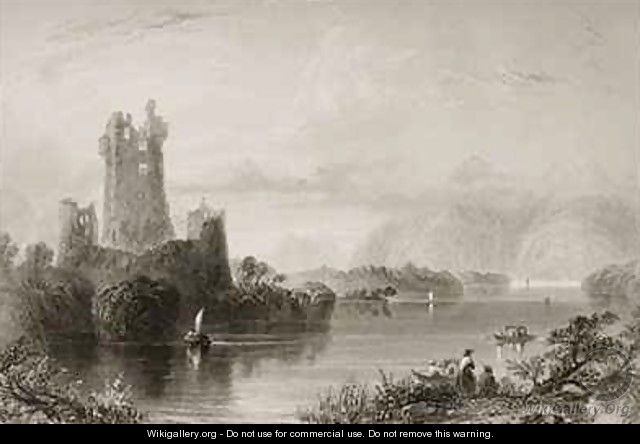 Ross Castle, Killarney, County Kerry - (after) Bartlett, William Henry