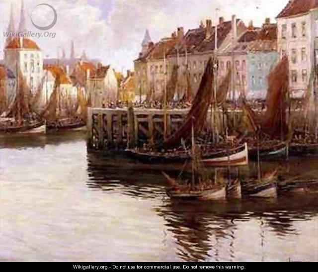 Ostend Harbour - Willem Bataille