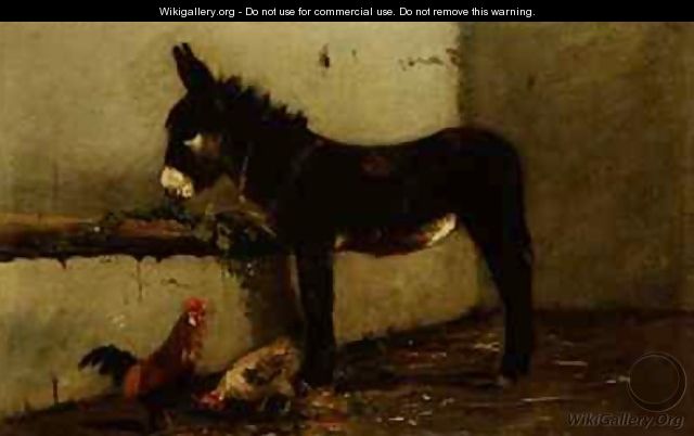 Donkey Feeding - Arthur Batt