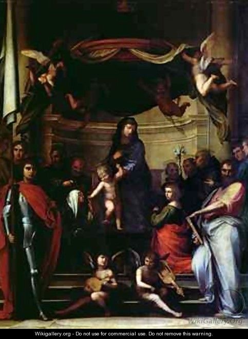 The Mystic Marriage of St. Catherine of Siena - Fra (Baccio della Porta) Bartolommeo