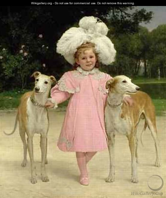 Alice Antoinette de la Mar, aged five - Jan van Beers