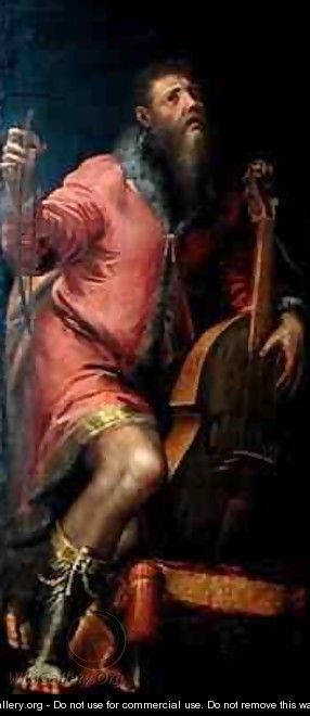 Cellist - Girolamo Mazzola Bedoli