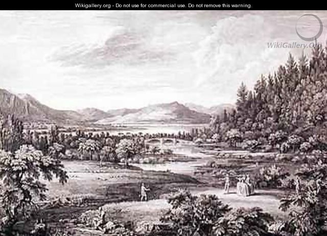 A View from Ulswater toward Pooley Bridge - (after) Bellers, William