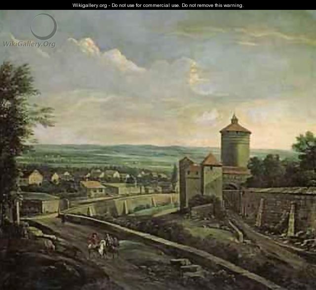 View of Nuremberg, Summer - Willem Von Bemmel
