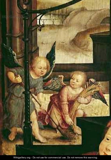 Triptych of the Adoration of the Child - Jean Bellegambe the Elder