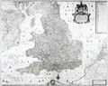 A New Map of the Kingdom of England and the Principalitie of Wales - William Berry