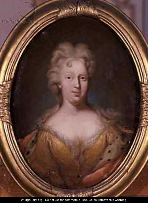 Portrait of Friederike Elisabeth von Sachsen-Marksuhl - Andreas Eusebius Berhold