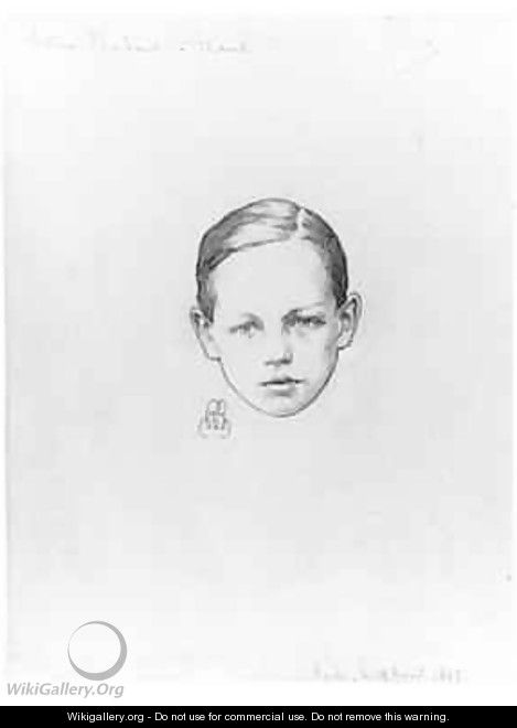 Arthur Rimbaud (1854-91) aged 12 - Paterne Berrichon