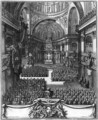 Funeral of Marie-Louise d'Orleans (1662-89) Queen of Spain, at the church St. Paul St. Louis, Paris - Jean II (the Younger) Berain