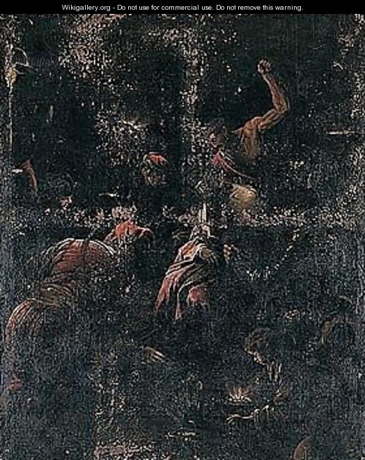 The mocking of Christ - (after) Jacopo Bassano (Jacopo Da Ponte