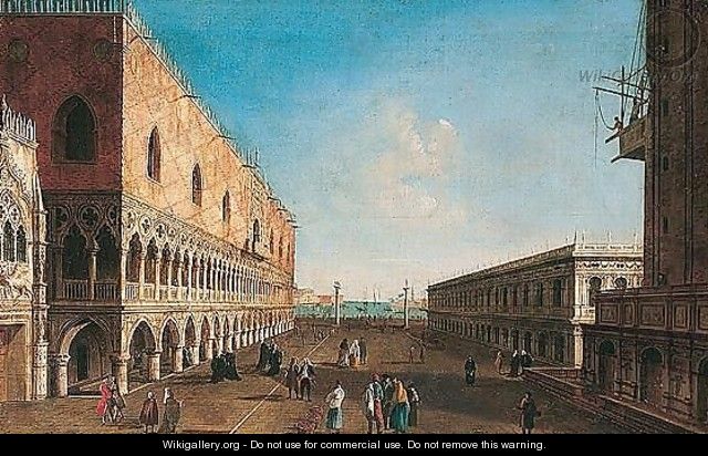 Venice, a view of the piazzetta looking south - (after) Michele Marieschi