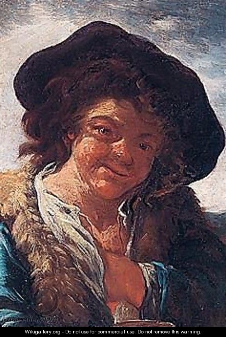 A Young Shepherd Boy - (after) Philipp Peter Roos