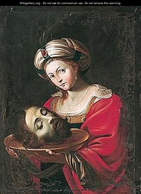 Salome with the head of Saint John the baptist - (after) Domenichino (Domenico Zampieri)