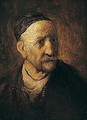 Study of an old man, traditionally thought to be Rembrandt's father - (after) Harmenszoon Van Rijn Rembrandt
