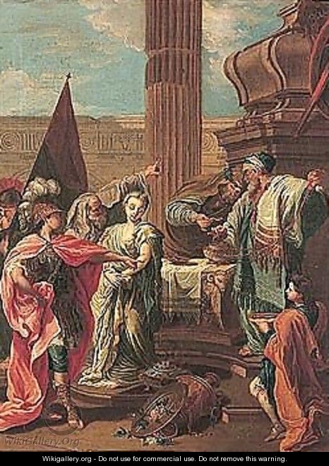 The sacrifice of Polyxena 2 - (after) Giambattista Pittoni