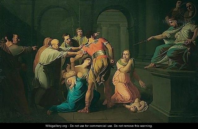 The judgement of Solomon - (after) Johann Heinrich The Elder Tischbein
