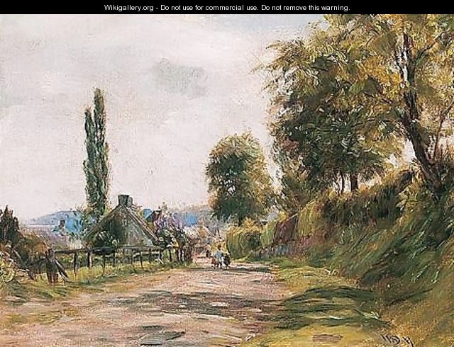 The Village Lane - William Darling Mackay