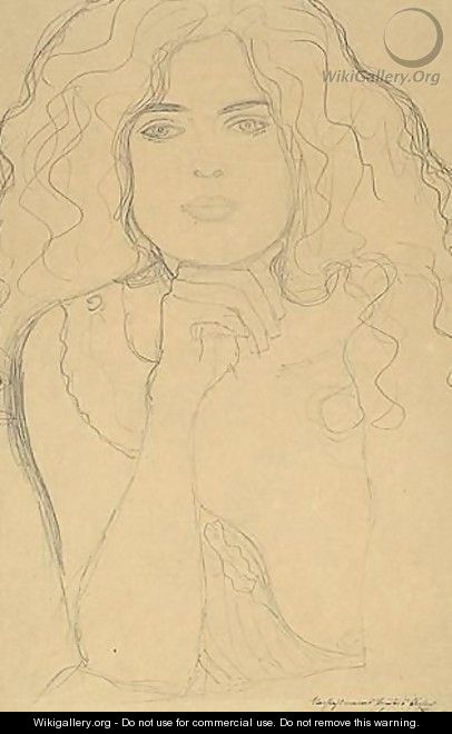 Portrait Of A Woman - Gustav Klimt