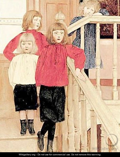 Les Enfants De Monsieur Neve - Fernand Khnopff