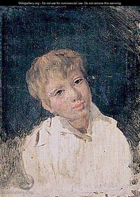 Portrait De Garconnet - Eugene Delacroix