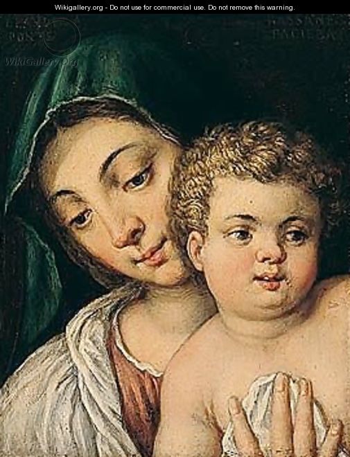 The Madonna And Child - Leandro Bassano