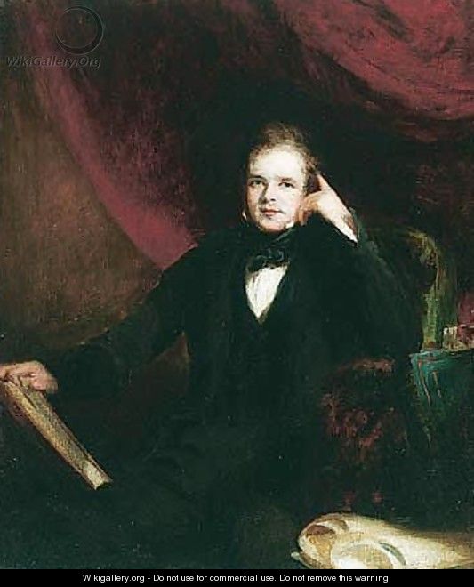 Portrait Of Sir William Webb Follett (1798-1845) - Frederick Richard Say