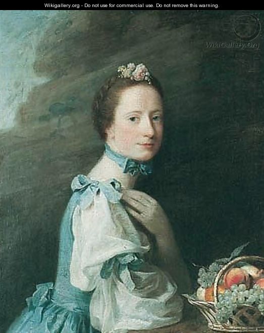 Portrait Of Lady Milbanke - Allan Ramsay