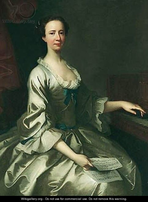 Portrait Of Mrs Howard - Thomas Hudson