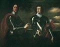 Portrait Of Oliver Cromwell (1599-1658) And General John Lambert (1619-1684) - (after) Robert Walker