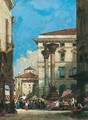 Market Day, Vicenza - William Wyld